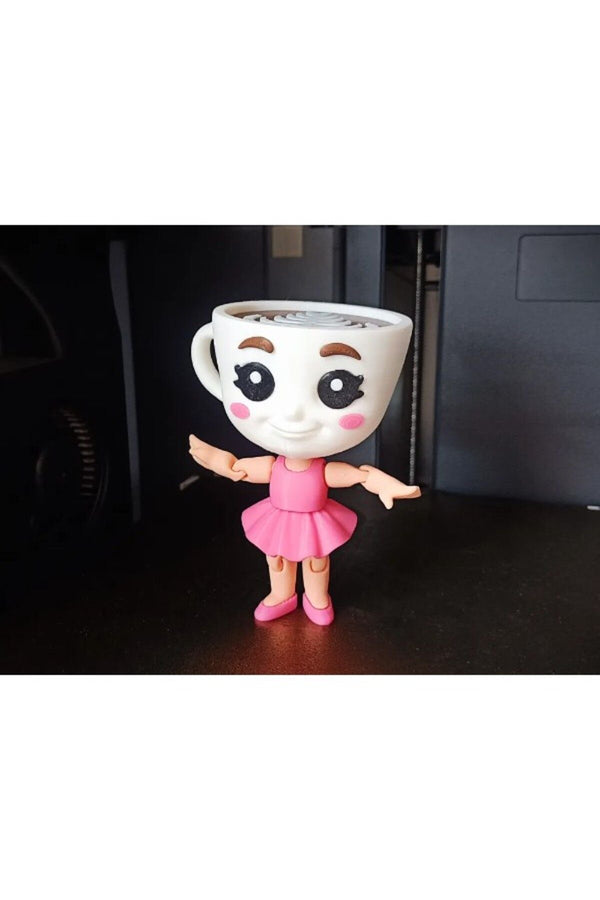 3D Ballerina Cappuccino